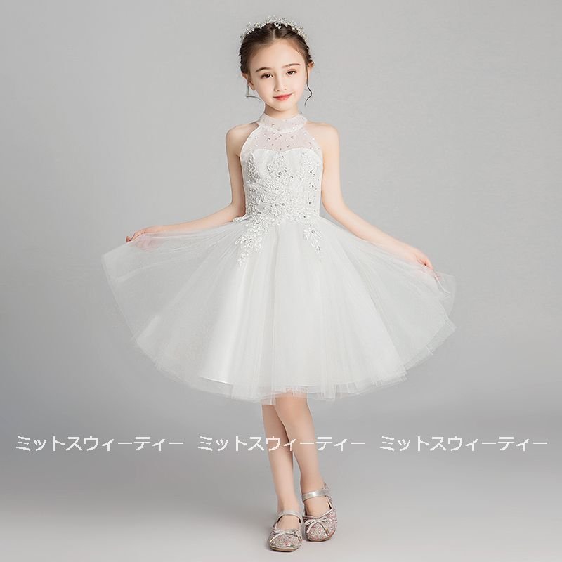 キッズドレス 女の子 子供 ドレス ピアノ発表会 発表会 ホワイト セレモニー ワンピース チュール キッズドレス 女の子 子供 ドレス ピアノ発表会 発表会 ホワイト セレモニー ワンピース チュール