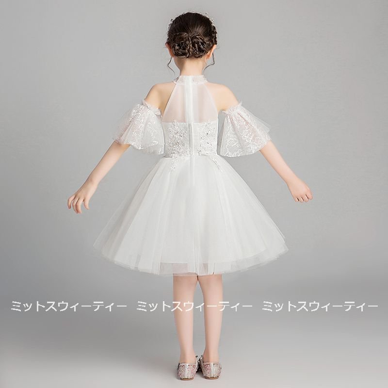 キッズドレス 女の子 子供 ドレス ピアノ発表会 発表会 ホワイト セレモニー ワンピース チュール キッズドレス 女の子 子供 ドレス ピアノ発表会 発表会 ホワイト セレモニー ワンピース チュール