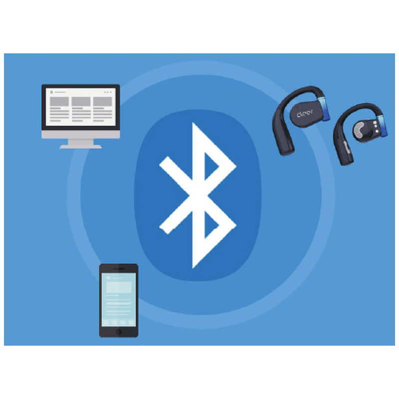 CLEER　完全ワイヤレスイヤホン ARC3 Music Black [耳掛けタイプ/Bluetooth対応] 　CLR-ARC3M-B