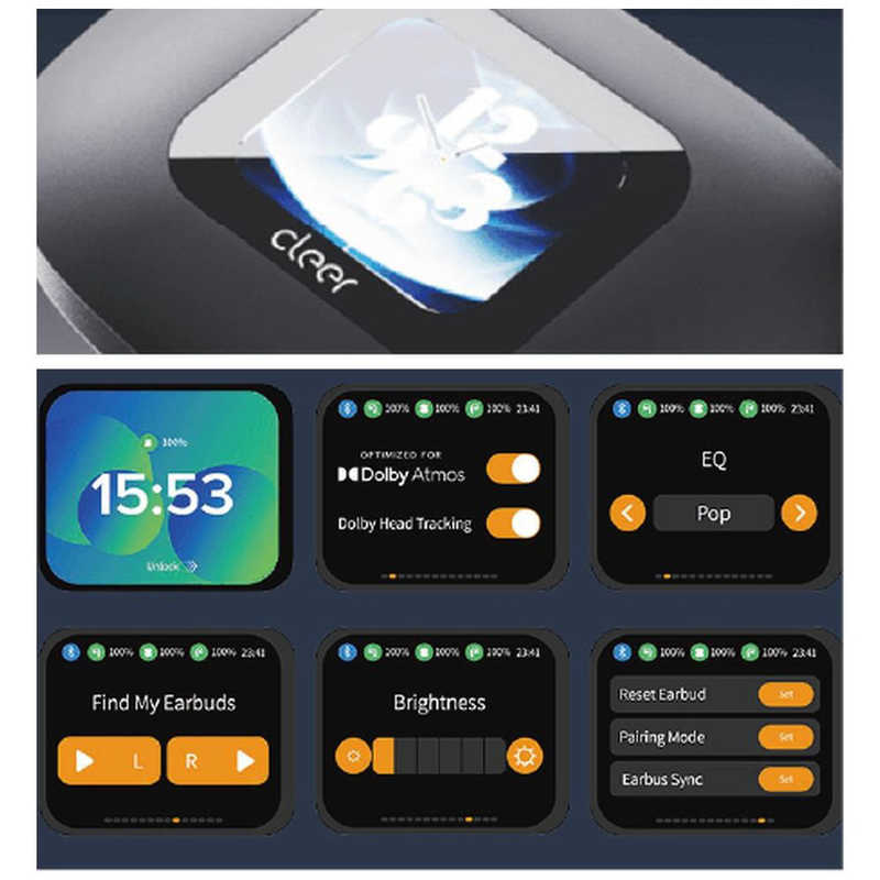 CLEER　完全ワイヤレスイヤホン ARC3 Music Black [耳掛けタイプ/Bluetooth対応] 　CLR-ARC3M-B