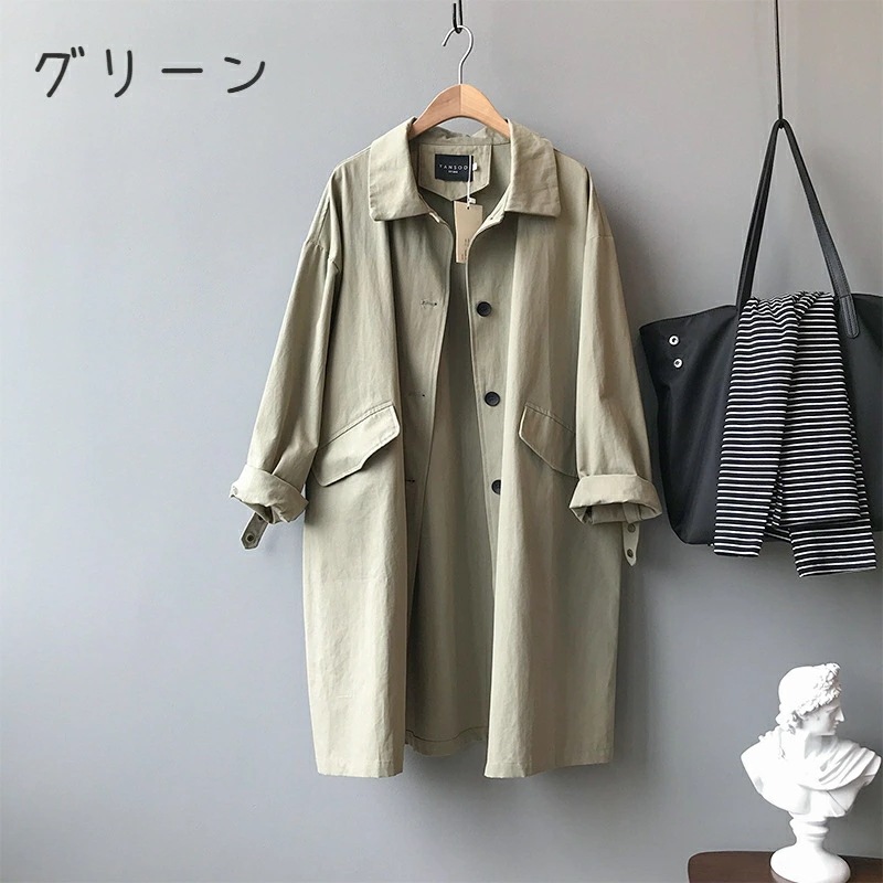 レディース アウター コート ボーイッシュ 配色 クラシック カーキ コーデュロイ ワーク ロングコート ユニセックス 大きいサイズ 秋 春 2024 レディース アウター コート ボーイッシュ 配色 クラシック カーキ コーデュロイ ワーク ロングコート ユニセックス 大きいサイズ 秋 春 2024