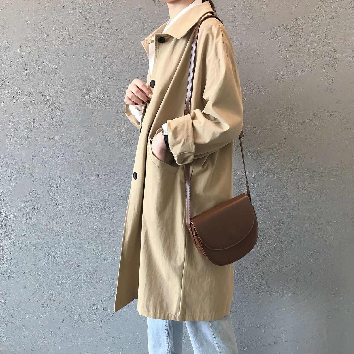 レディース アウター コート ボーイッシュ 配色 クラシック カーキ コーデュロイ ワーク ロングコート ユニセックス 大きいサイズ 秋 春 2024 レディース アウター コート ボーイッシュ 配色 クラシック カーキ コーデュロイ ワーク ロングコート ユニセックス 大きいサイズ 秋 春 2024