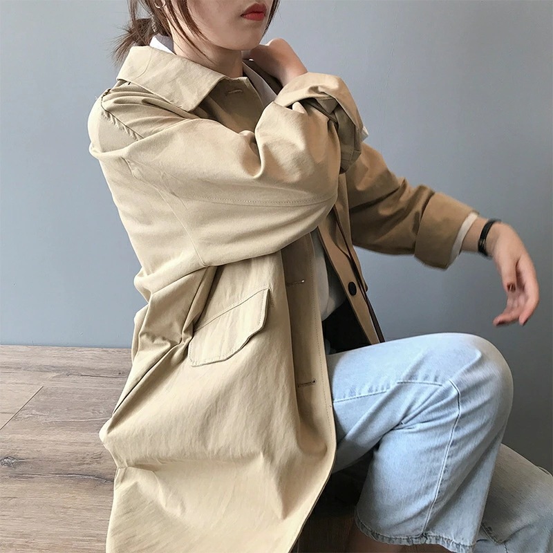 レディース アウター コート ボーイッシュ 配色 クラシック カーキ コーデュロイ ワーク ロングコート ユニセックス 大きいサイズ 秋 春 2024 レディース アウター コート ボーイッシュ 配色 クラシック カーキ コーデュロイ ワーク ロングコート ユニセックス 大きいサイズ 秋 春 2024