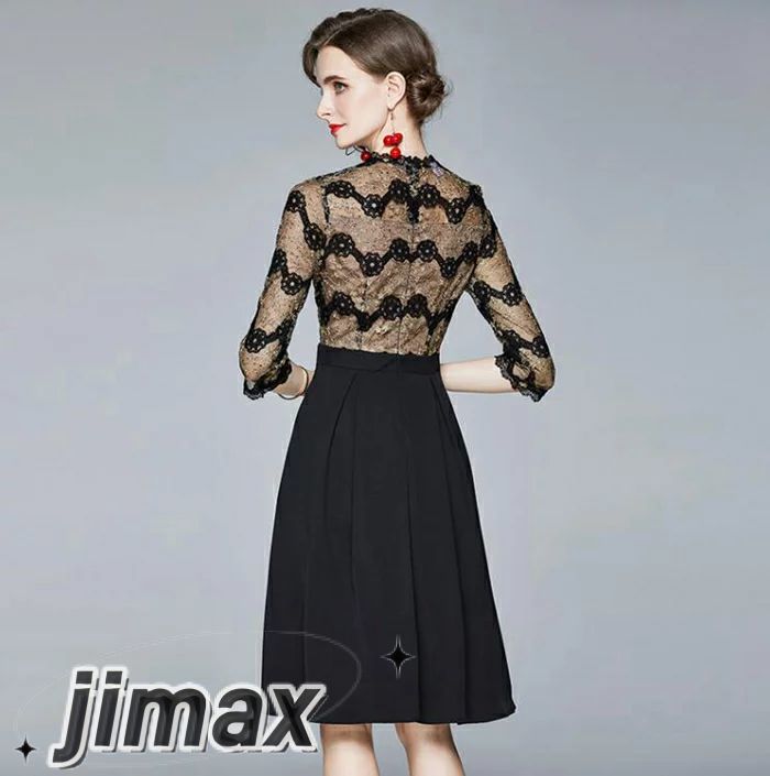 結婚式 ワンピース パーティードレス ドレス ミモレ 膝丈 ワンピース 袖あり レース&刺繍 大きいサイズ 30代 40代 お呼ばれ 他と被らない 20代 50代 体型カバー 袖付き 五分袖 秋 冬 結婚式 ワンピース パーティードレス ドレス ミモレ 膝丈 ワンピース 袖あり レース&刺繍 大きいサイズ 30代 40代 お呼ばれ 他と被らない 20代 50代 体型カバー 袖付き 五分袖 秋 冬