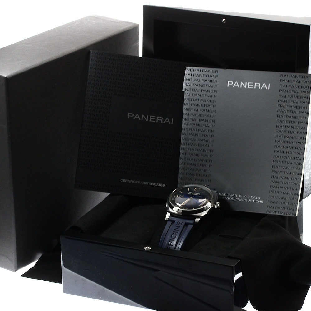 パネライ PANERAI PAM00932 ラジオミール 1940 3デイズ ブティック限定 388本限定 手巻き メンズ 箱・保証書付き_896899【中古】 パネライ PANERAI PAM00932 ラジオミール 1940 3デイズ ブティック限定 388本限定 手巻き メンズ 箱・保証書付き_896899【中古】