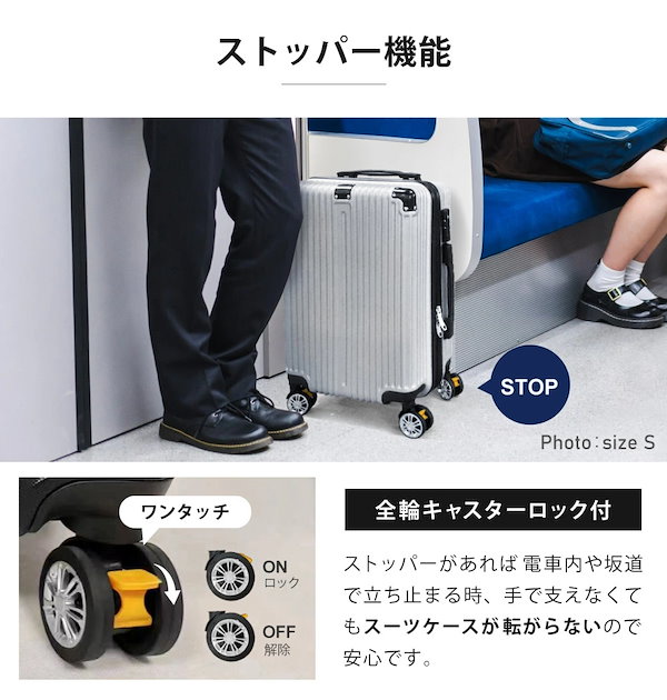 sun セール ruck スーツケース 容量 26l