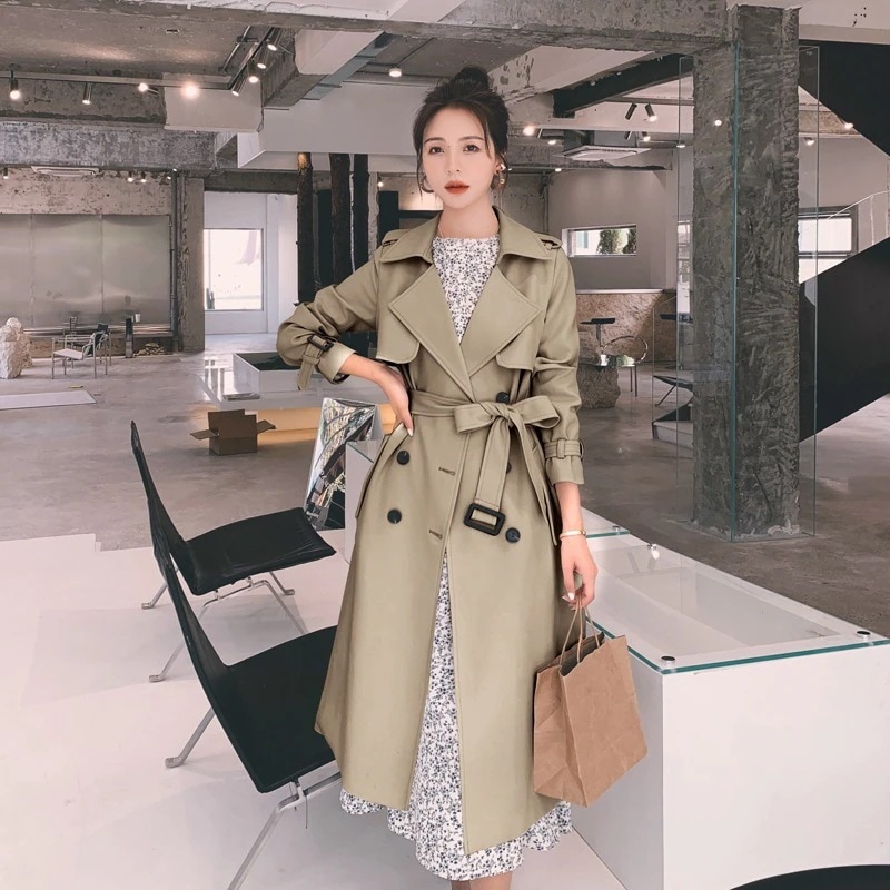 本日の限定商品秋トレンチコートレディース ロング おしゃれ ロールアップスリーブ 長袖 リボン ベルト付き パフスリーブカジュアルトップス秋服 ロングtシャツ レディース 長袖 ロンT ロングTシャツ