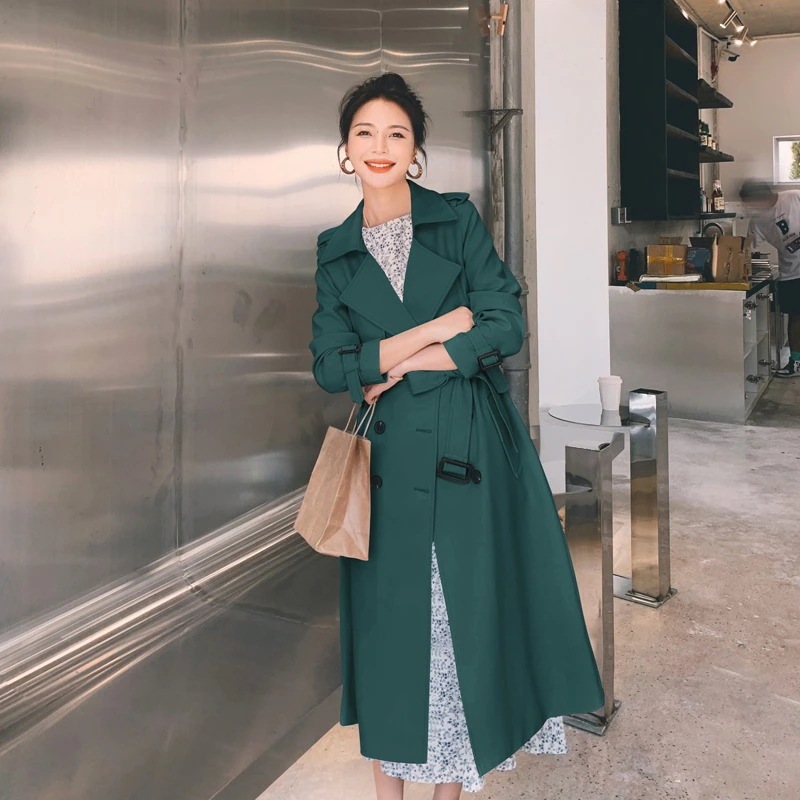 本日の限定商品秋トレンチコートレディース ロング おしゃれ ロールアップスリーブ 長袖 リボン ベルト付き パフスリーブカジュアルトップス秋服 ロングtシャツ レディース 長袖 ロンT ロングTシャツ