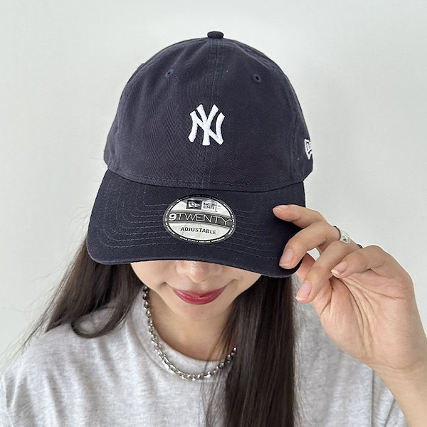 【国内発送】9TWENTY YANKEES CAP ミニロゴ キャップ NY 刺繍 ロゴ 帽子 ベースボール メンズ レディース 男女兼用 CM920a