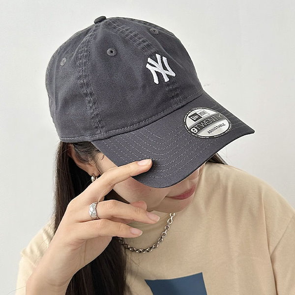 【国内発送】9TWENTY YANKEES CAP ミニロゴ キャップ NY 刺繍 ロゴ 帽子 ベースボール メンズ レディース 男女兼用 CM920a