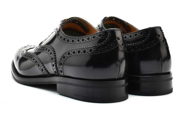 チャーチ Church s バーウッド ブラック ポリッシュバインダー BURWOOD メンズ 黒 ウィングチップ 【送料無料】[burwood-polished-bk]