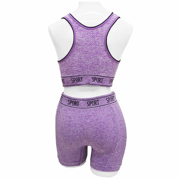 alo スポーツブラとレギンスセット 紫　Mサイズ　ヨガウェア 最終値下 alo スポーツブラとレギンスセット 紫 Mサイズ