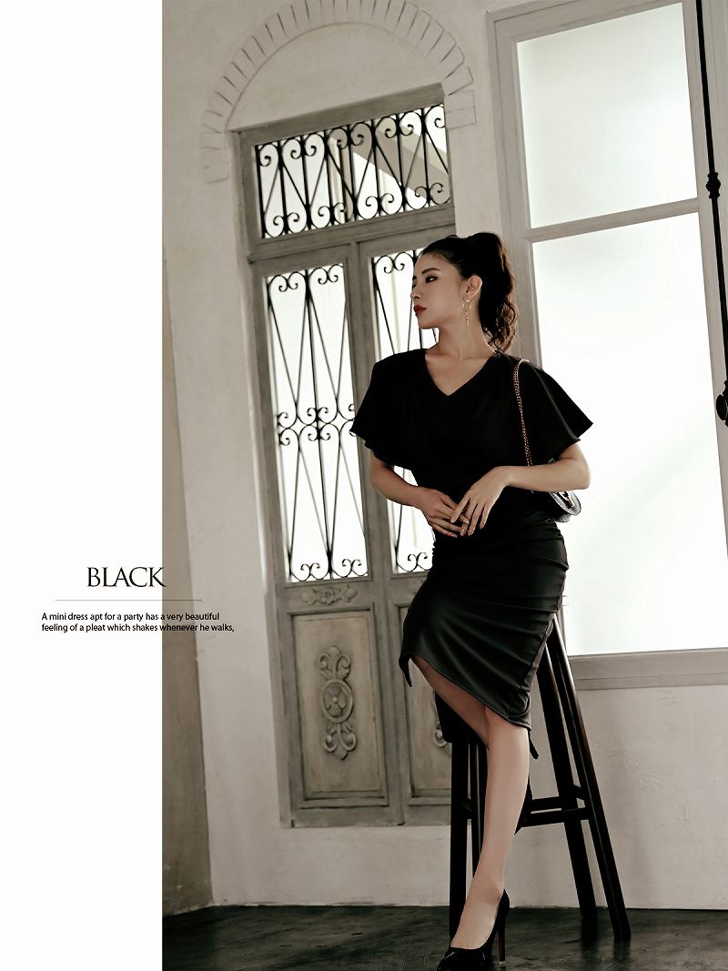 韓国 大きいサイズ パーティードレス 大人 タイト ドルマンスリーブ 二の腕 ケープ風 無地 上品 DaysPiece 韓国 大きいサイズ パーティードレス 大人 タイト ドルマンスリーブ 二の腕 ケープ風 無地 上品 DaysPiece