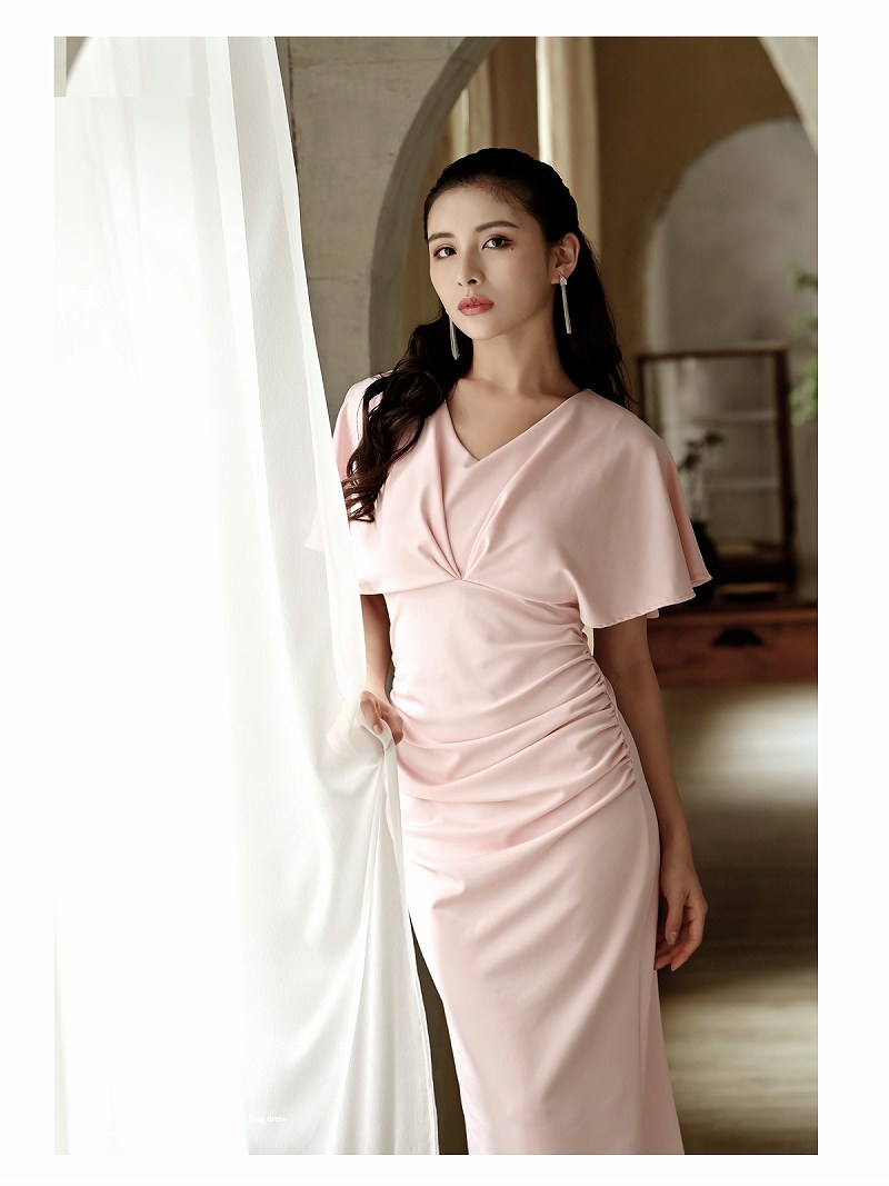 韓国 大きいサイズ パーティードレス 大人 タイト ドルマンスリーブ 二の腕 ケープ風 無地 上品 DaysPiece 韓国 大きいサイズ パーティードレス 大人 タイト ドルマンスリーブ 二の腕 ケープ風 無地 上品 DaysPiece