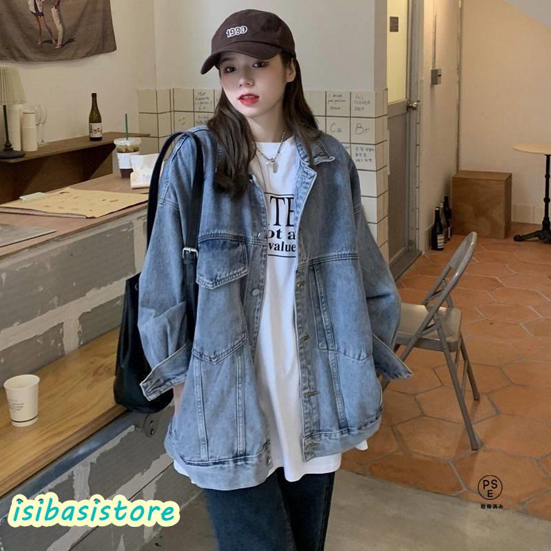新作 デニムジャケット レディース ジージャン ジャケット アウター カジュアル ゆったり 大きいサイズ シンプル 着痩せ 韓国風 通勤 ストリート系