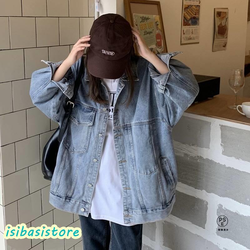 新作 デニムジャケット レディース ジージャン ジャケット アウター カジュアル ゆったり 大きいサイズ シンプル 着痩せ 韓国風 通勤 ストリート系