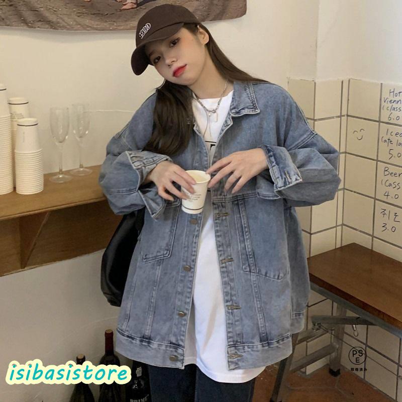 新作 デニムジャケット レディース ジージャン ジャケット アウター カジュアル ゆったり 大きいサイズ シンプル 着痩せ 韓国風 通勤 ストリート系