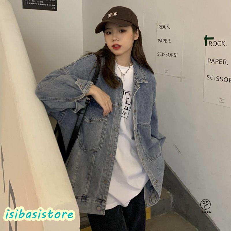 新作 デニムジャケット レディース ジージャン ジャケット アウター カジュアル ゆったり 大きいサイズ シンプル 着痩せ 韓国風 通勤 ストリート系