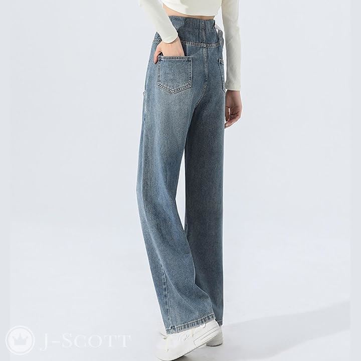 マタニティ ストレートデニム レディース パンツ 産後 ゆったり ウエストゴム アジャスター付き シワなし マタニティパンツ ビッグ 動きやすい デイリーユース 育児(ブルー, M) マタニティ ストレートデニム レディース パンツ 産後 ゆったり ウエストゴム アジャスター付き シワなし マタニティパンツ ビッグ 動きやすい デイリーユース 育児(ブルー, M)