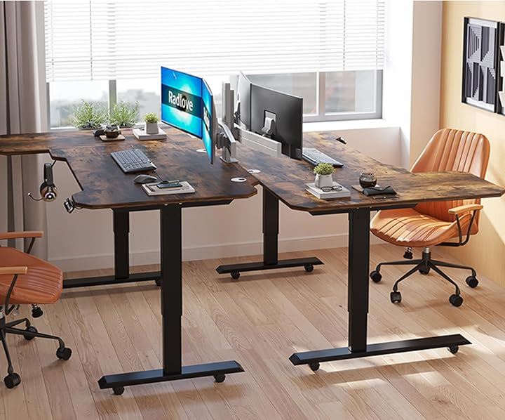 パソコンデスク 電動昇降式 幅150CMx奥行101CM 電動式 ゲーミングデスク 机 電動昇降式スタンディングデスク PCデスク 高さ調節可能(ブラウン, 150x101CM) パソコンデスク 電動昇降式 幅150CMx奥行101CM 電動式 ゲーミングデスク 机 電動昇降式スタンディングデスク PCデスク 高さ調節可能(ブラウン, 150x101CM)