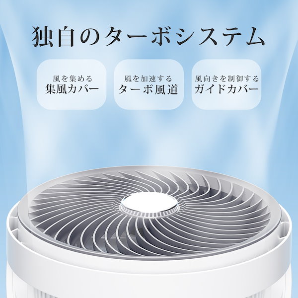 新品 サーキュレーター扇風機 おしゃれ 3D首振り AI自動調節 マイナスイオン 期間限定最大20%OFF／ 【2025新設計 & AI搭載