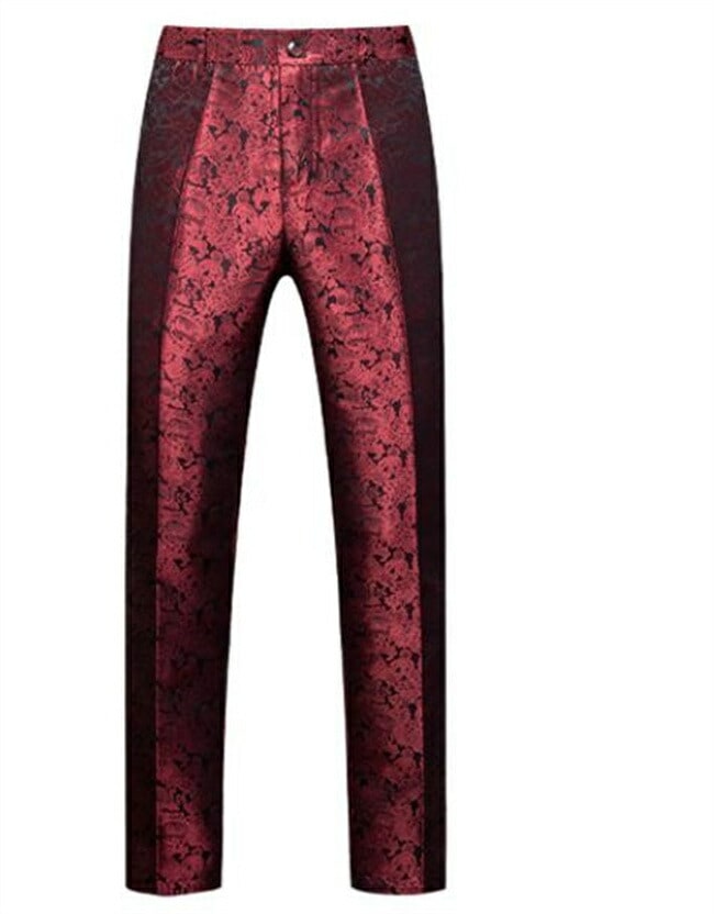 7色入荷 ストライプ　メンズ　スーツ　スーツセット　上下セット セットアップ　3点セット　花柄　タキシード　メンズ タキシード パンツ　演出服 華麗な王族服 王子様 ヨーロッパ風 復古風 コスプレ衣