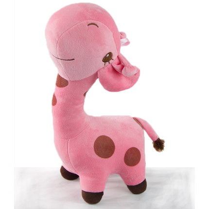 可愛いキリンのぬいぐるみ Qoo10] 可愛いキリン ぬいぐるみ 高品質 4 色