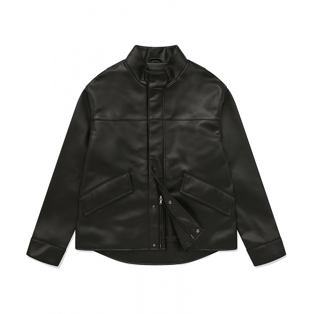 COVERNAT ヴィーガンレザーショートパンツ M-51 ジャンパーブラック