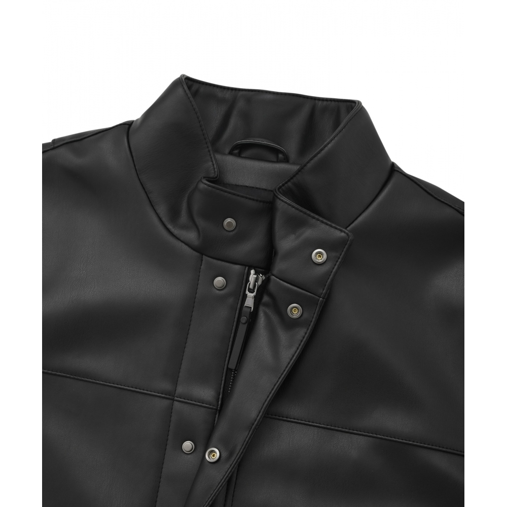 COVERNAT ヴィーガンレザーショートパンツ M-51 ジャンパーブラック