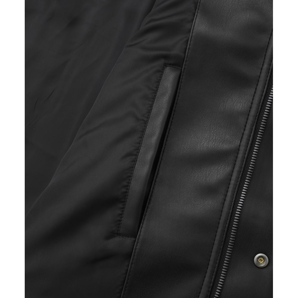 COVERNAT ヴィーガンレザーショートパンツ M-51 ジャンパーブラック