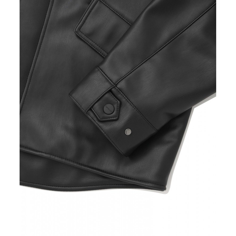 COVERNAT ヴィーガンレザーショートパンツ M-51 ジャンパーブラック