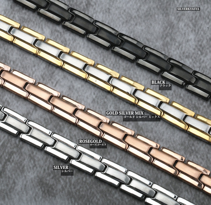 ステンレス 316L 磁気ネックレス [n230]