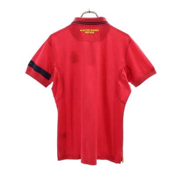 日本製 ゴルフ 半袖 ポロシャツ 4 赤 メンズ 日本製 ゴルフ 半袖 ポロシャツ 4 赤 メンズ