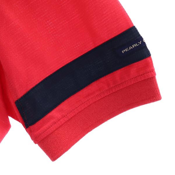 日本製 ゴルフ 半袖 ポロシャツ 4 赤 メンズ 日本製 ゴルフ 半袖 ポロシャツ 4 赤 メンズ