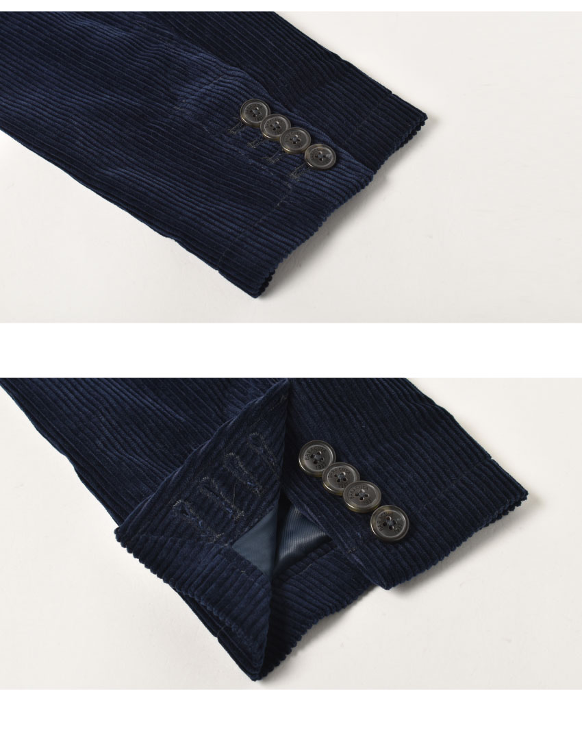 CORD BLAZER BRBLZ0019 メンズ ウェア コート 羽織 上着 ポケット イギリス 英国 上品 おしゃれ ブランド トラッド カジュアル シンプル キレカジ チェック