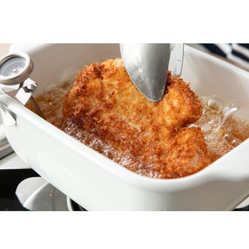 富士ホーロー 角型天ぷら鍋 ワイド TP-22K.W