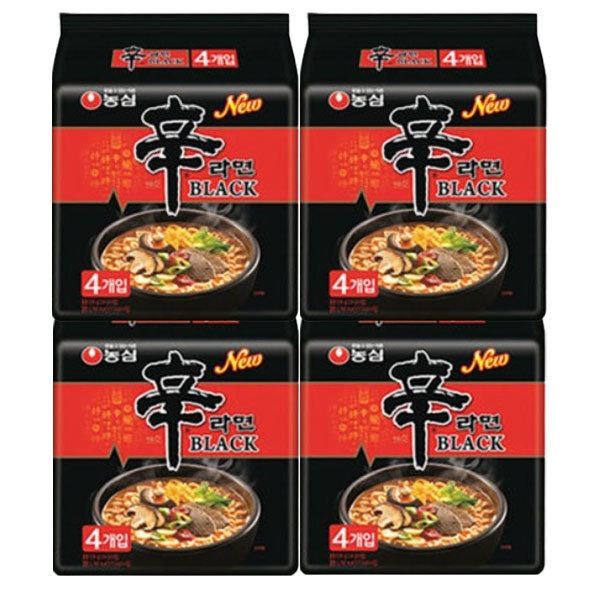 辛ラーメンブラック 4入 4袋 辛ラーメンブラック 4入 4袋