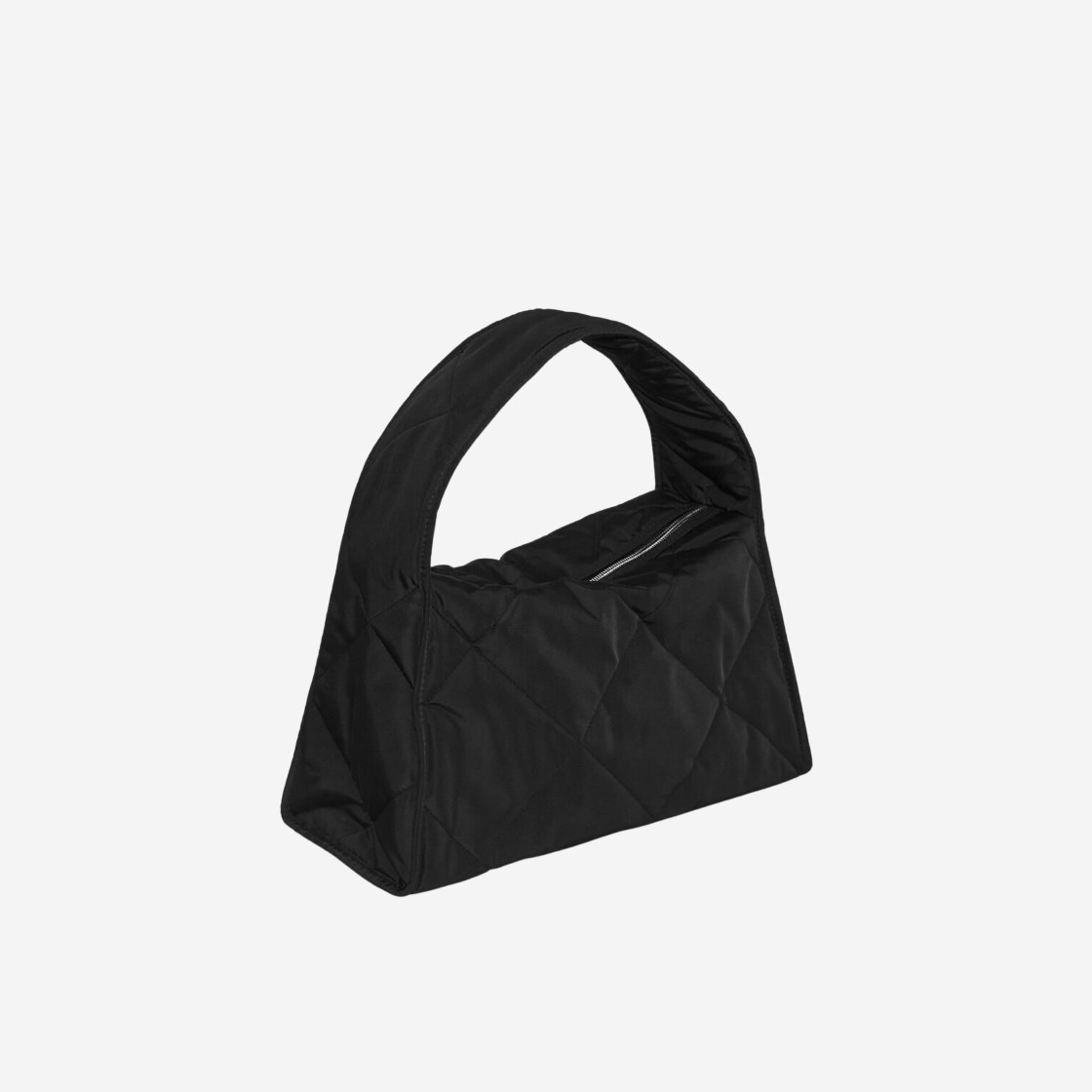 COS】 DIAMOND QUILTED HAND BAG : BLACK ハンドバッグ