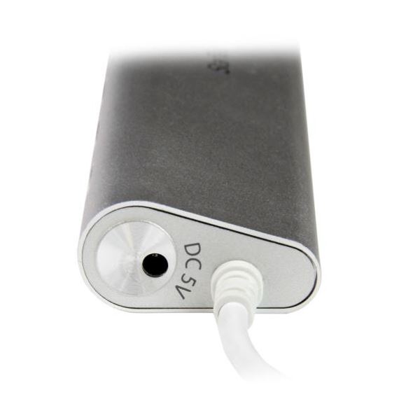 StarTech.com 7ポート USB3.0ハブ(ケーブル一体型) シルバー&ホワイト ST73007UA 1個 StarTech.com 7ポート USB3.0ハブ(ケーブル一体型) シルバー&ホワイト ST73007UA 1個