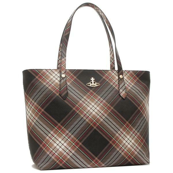 トートバッグ ダービー ショッパー ブラウン ブラック レディース VIVIENNE WESTWOOD 4205007DW S001K D101 トートバッグ ダービー ショッパー ブラウン ブラック レディース VIVIENNE WESTWOOD 4205007DW S001K D101