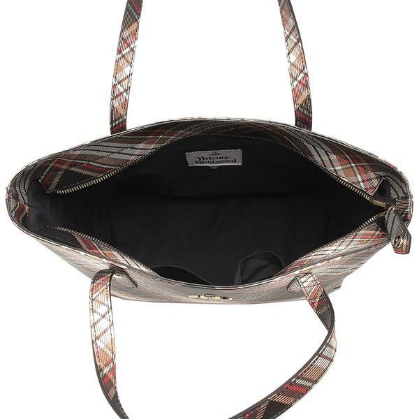 トートバッグ ダービー ショッパー ブラウン ブラック レディース VIVIENNE WESTWOOD 4205007DW S001K D101 トートバッグ ダービー ショッパー ブラウン ブラック レディース VIVIENNE WESTWOOD 4205007DW S001K D101