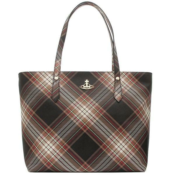 トートバッグ ダービー ショッパー ブラウン ブラック レディース VIVIENNE WESTWOOD 4205007DW S001K D101 トートバッグ ダービー ショッパー ブラウン ブラック レディース VIVIENNE WESTWOOD 4205007DW S001K D101