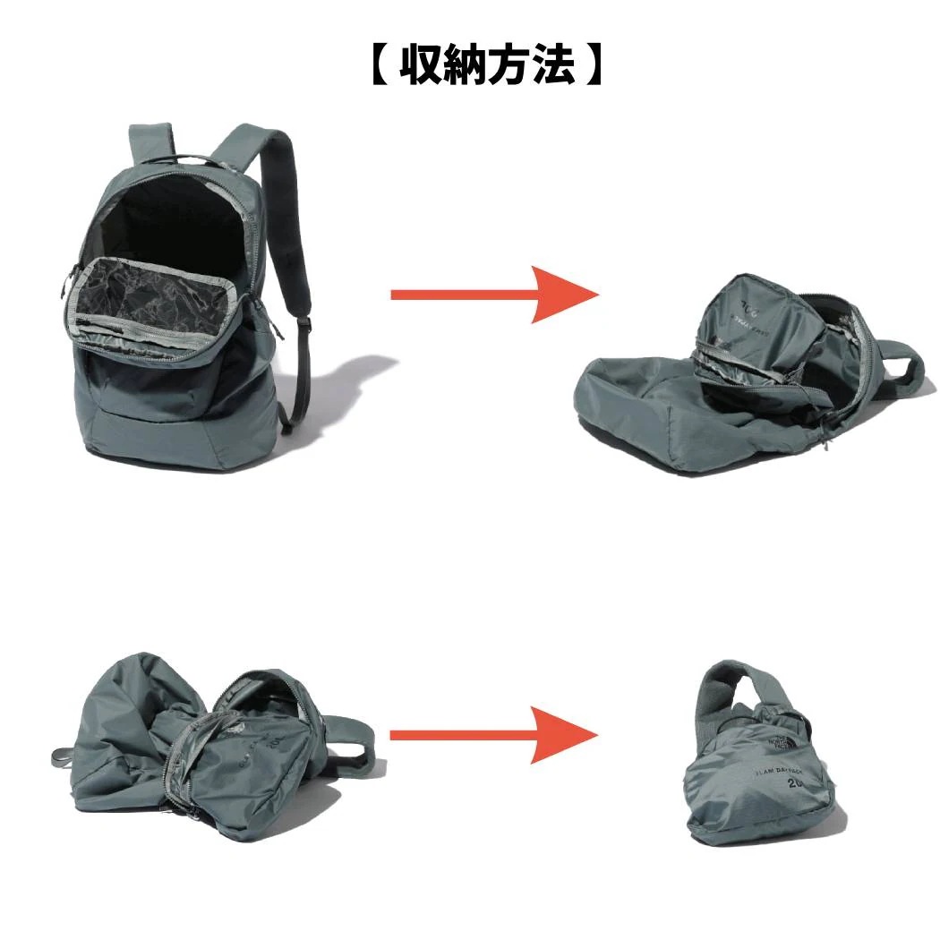 THE NORTH FACE ノースフェイス Glam Daypack グラム デイパック 20L ユニセックス 70Dナイロン ブラック ベージュ カジュアル バッグ リュック NM32358