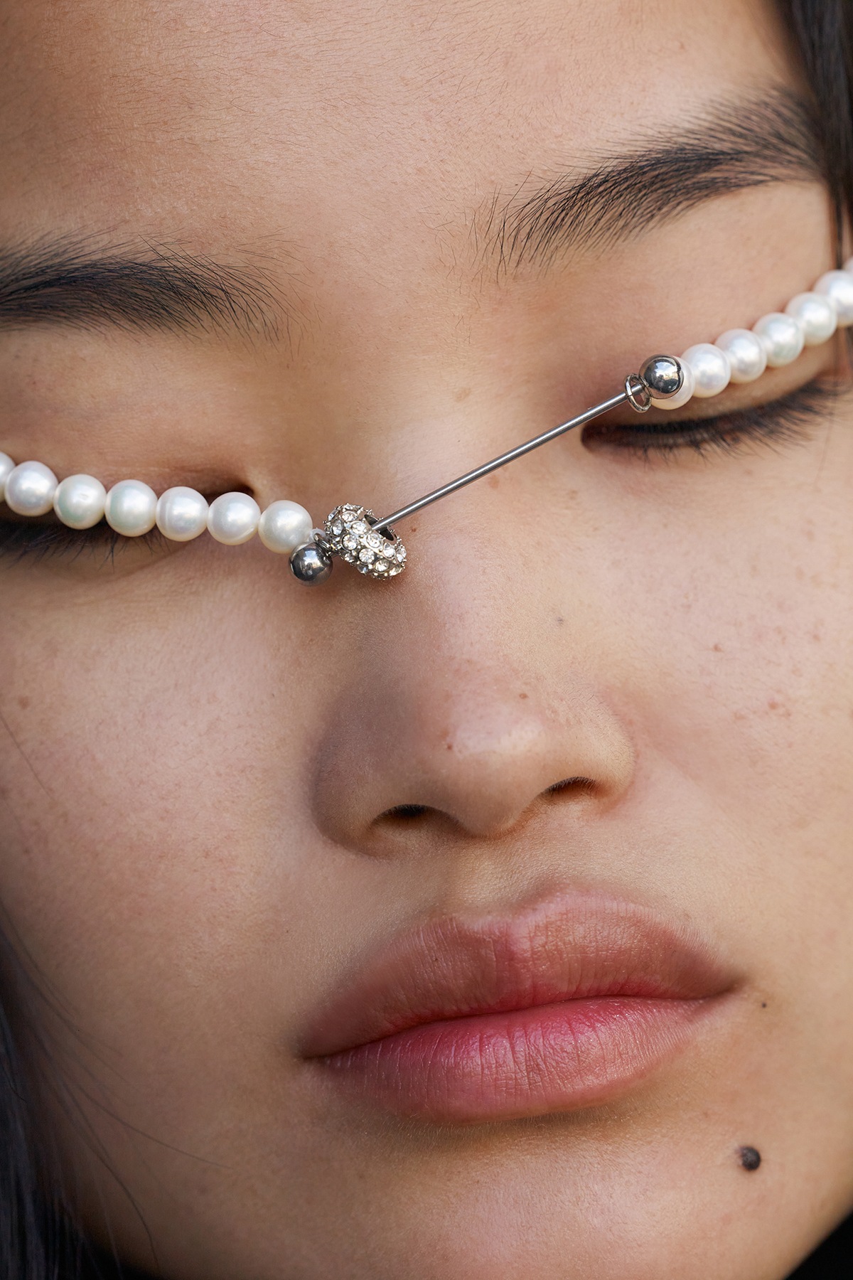 韓国発【MONDAY EDITION】The Barbell Pearl Necklace☆追跡付 韓国発【MONDAY EDITION】The Barbell Pearl Necklace☆追跡付