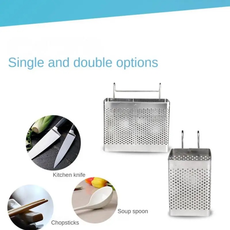 ステンレス製箸ラック食器ホルダーオーガナイザーカトラリードライヤーフック付きドラナーシェルフキッチンアクセサリー1個3個5個