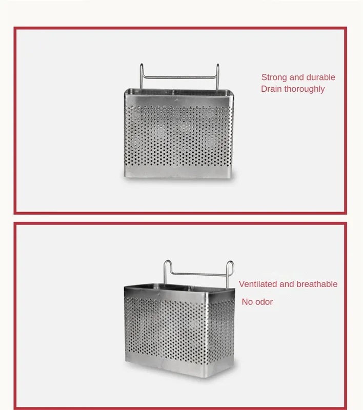 ステンレス製箸ラック食器ホルダーオーガナイザーカトラリードライヤーフック付きドラナーシェルフキッチンアクセサリー1個3個5個