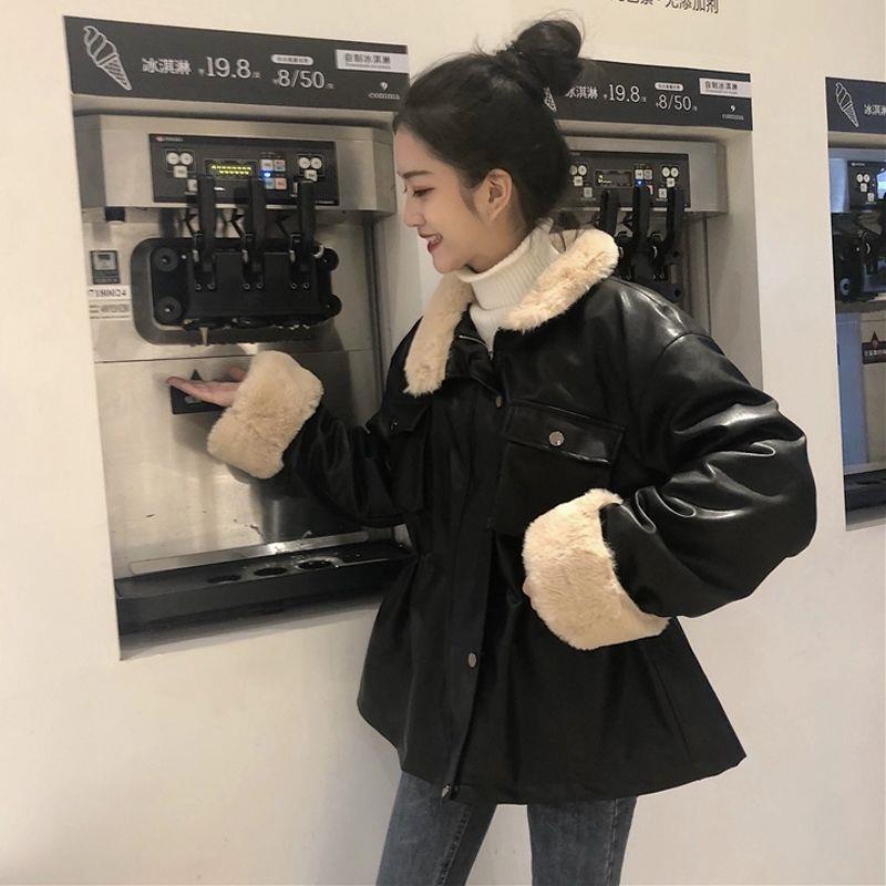 値下げ ムートンコート ライダース ジャケット レディース アウター ボア ブルゾン 裏起毛 おしゃれ 防寒 レザー 冬 ロング丈 暖かい 毛皮コート