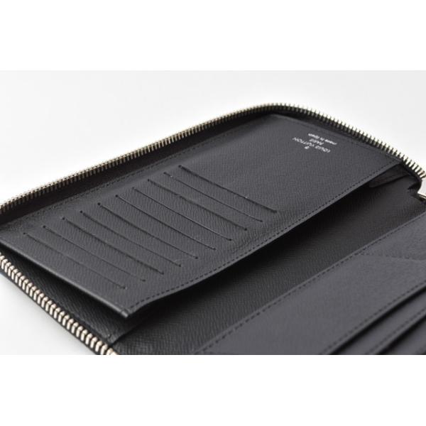 中古 財布 LOUIS VUITTON 長財布/ジッピーウォレット ヴェルティカル タイガ ブラック/ブルー M30569 中古 財布 LOUIS VUITTON 長財布/ジッピーウォレット ヴェルティカル タイガ ブラック/ブルー M30569