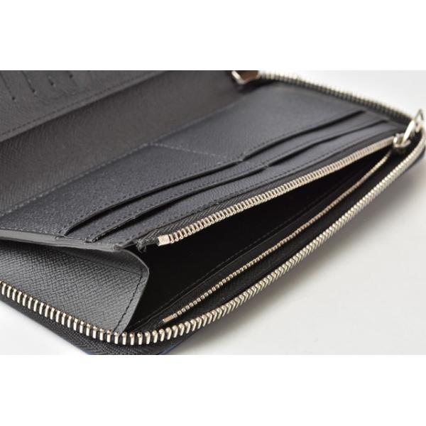 中古 財布 LOUIS VUITTON 長財布/ジッピーウォレット ヴェルティカル タイガ ブラック/ブルー M30569 中古 財布 LOUIS VUITTON 長財布/ジッピーウォレット ヴェルティカル タイガ ブラック/ブルー M30569