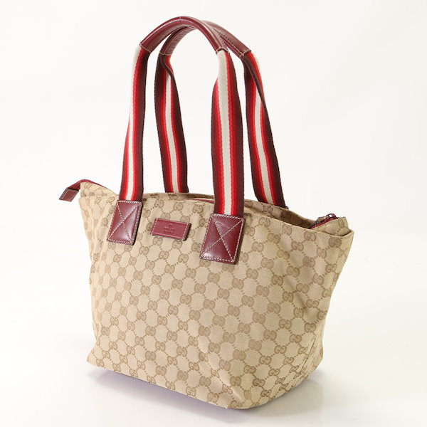 Qoo10] GUCCI 美品 GGキャンバス 131230 レザ